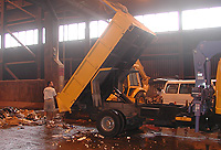 truck  in the Tipping Hall